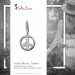 Silberdream SilberDream 925 Silber Charm Peace Armband Anhänger FC249W Hotsell