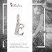 Silberdream SilberDream 925 Charm Buchstabe E Silber Armband Anhänger FC70E Fabrikverkauf