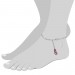 Silberdream SilberDream 25,5cm Fußkette Flipflop rosa 925er Silber SDF022A Meist gekauft