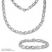 Silberdream SilberDream Collier Kette Zopf 925er Silber 44,5cm Damen Halskette SDK438J Schlussverkauf