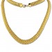 Silberdream SilberDream Collier Kette Geflecht vergoldet Damen ca. 45cm SDK22045Y