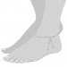 Silberdream SilberDream Fußkette Silber-Kugeln 25cm 925 Silber SDF013 Günstiger Verkauf