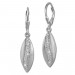 Silberdream SilberDream Ohrhänger Oval Zirkonia weiß 925 Silber Ohrring SDO369M