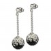 Silberdream SilberDream Glitzer Ohrhänger Zirkonias schwarz GSO002 Schlussverkauf