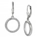 Silberdream SilberDream Ohrhänger Round Zirkonia weiß 925 Silber Ohrring SDO4428W Fabrikverkauf