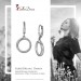 Silberdream SilberDream Ohrhänger Round Zirkonia weiß 925 Silber Ohrring SDO4428W Fabrikverkauf