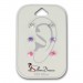Silberdream SilberDream Ohrstecker 3er Zirkonia weiß, lila, rosa 925 Silber Ohrring SDS808