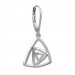 Silberdream SilberDream Ohrhänger Dreiecke 925 Sterling Silber Damen Ohrring SDO4314J Blitzverkäufe