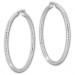 Silberdream SilberDream Creole Diamant-Cut 6cm 925 Sterling Silber Damen Ohrring SDO67386