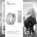 Silberdream SilberDream Creole Brushed 1,5cm 925er Sterling Silber Damen Ohrringe SDO4420J Blitzverkäufe
