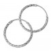 Silberdream SilberDream Creole gedreht 30mm Ohrring 925 Silber SDO87123