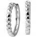 Silberdream SilberDream Creole Dots 2,1cm 925 Sterling Silber Damen Ohrringe SDO4433J