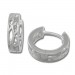 Silberdream SilberDream Creole Muster 925 Sterling Silber Ohrring SDO3305
