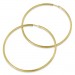 Silberdream GoldDream Creole Simply 55mm Ohrring 333 Gelbgold Echtschmuck GDO0006Y