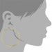 Silberdream GoldDream Creole Simply 55mm Ohrring 333 Gelbgold Echtschmuck GDO0006Y im Angebot
