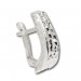 Silberdream SilberDream Ohrring Welle diamantiert 925 Silber Ohrstecker SDO314 Fabrikverkauf