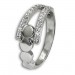 Silberdream SilberDream Ring Kreise Zirkonia weiß Gr.54 aus 925er Silber SDR407W54