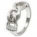 Silberdream SilberDream Ring Chain Zirkonia weiß Gr.58 aus 925er Silber SDR422W58