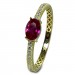 Silberdream GoldDream Gold Ring Beauty Gr.54 Zirkonia weiß 333er Gelbgold GDR545Y54