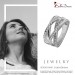 Silberdream SilberDream Ring Bandring gedreht Zirkonia weiß Gr.60 aus 925er Silber SDR411W60 Fabrikverkauf