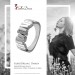 Silberdream SilberDream Ring Relief Zirkonia weiß Gr.58 aus 925er Silber Damen SDR412W58 Blitzverkäufe