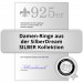 Silberdream SilberDream Ring Relief Zirkonia weiß Gr.58 aus 925er Silber Damen SDR412W58 Blitzverkäufe