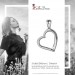 Silberdream SilberDream Ketten Anhänger -Herz- Zirkonia weiß 925 Silber SDH4381W Outlet