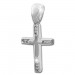 Silberdream SilberDream Ketten Anhänger Kreuz Zirkonia weiß 925 Silber SDH426W