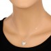 Silberdream SilberDream Glitzer Anhänger Herz Zirkonia Kristalle weiß 925 GSH203W Schlussverkauf