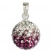 Silberdream SilberDream Glitzer Anhänger Zirkonias lila ICE GSH002