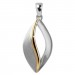 Silberdream SilberDream Ketten Anhänger -Blatt- bicolor 925er Sterling Silber SDH4378T