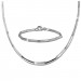 Silberdream SilberDream Schmuck Set Line Collier & Armband Damen 925 Silber SDS452J