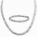 Silberdream SilberDream Schmuck Set Zopf Collier & Armband Damen 925 Silber SDS463J