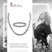 Silberdream SilberDream Schmuck Set Zopf Collier & Armband Damen 925 Silber SDS463J im Angebot