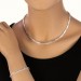 Silberdream SilberDream Schmuck Set Zirkonia weiß Collier & Armband Damen 925 Silber SDS447W Schlussverkauf