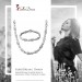 Silberdream SilberDream Schmuck Set Tropfen Zirkonia Collier & Armband Damen 925er SDS476W Fabrikverkauf
