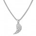 Silberdream SilberDream Schmuck Set Kette und Anhänger Flügel Zirkonia 925er SDS4925W