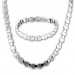 Silberdream SilberDream Schmuck Set Circles Collier & Armband Damen 925 Silber SDS474J