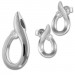 Silberdream SilberDream Schmuck Set Anhänger und Ohrringe Tropfen Zirkonia 925er SDS4917W