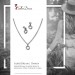 Silberdream SilberDream Schmuck Set Kette und Ohrringe Circle Zirkonia 925er Silber GSS408W im Angebot