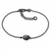 Silberdream SilberDream Armband verschlungen 925 Silber geschwärzt Damen 18-21cm SDA1138S