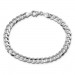 Silberdream SilberDream Armband Panzer facettiert 19cm 925 Sterling Silber Unisex SDA2499J