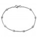 Silberdream SilberDream Armband -Typhoon- 925 Silber poliert diamantiert ca. 19cm SDA3019J
