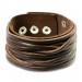 Silberdream SilberDream Herren Leder Armband braun Lederarmband LA2248B