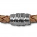 Silberdream SilberDream Leder Armband 5mm natur 22cm Edelstahl Verschluss LAB0722 Blitzverkäufe