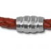 Silberdream SilberDream Leder Armband 5mm rostrot 22cm Edelstahl Verschluss LAB0522 Outlet