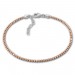 Silberdream SilberDream Armband Kugeln rose 925 Sterling Silber Damen 18cm - 21cm SDA1108E