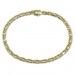 Silberdream GoldDream Armband Tigerauge hohl 333 Gold 19cm 8 Karat GDA0339Y