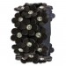 Silberdream SilberDream Lederarmband braun Glitzer Blumen Damen Armband LA5668B Blitzverkäufe