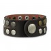 Silberdream SilberDream Nieten-Lederarmband Wickeloptik dunkelbraun Damen Leder Band LAP088N Meist gekauft